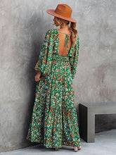 Bohemia Loose A-Line Floral Backless Dress